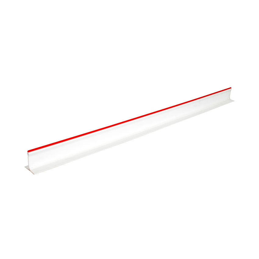 Red tip clear divider 5" x 30"