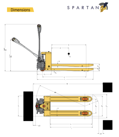 Full Electric Pallet Truck w/ Load Backrest