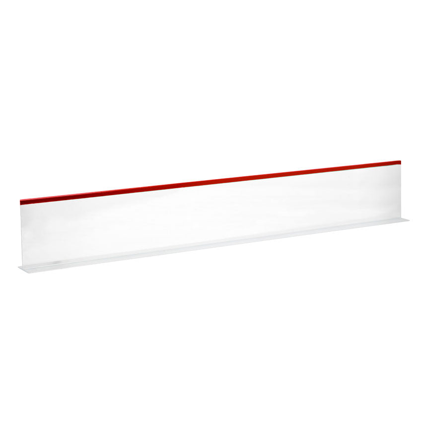 Red tip clear divider 5" x 30"