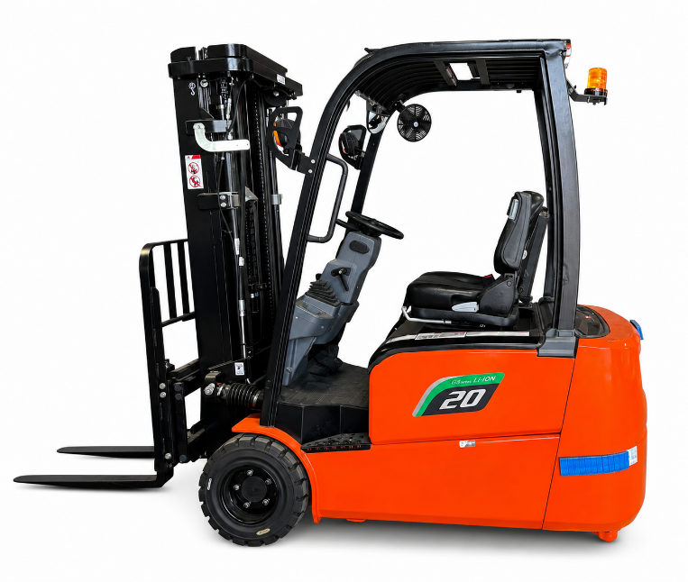 ELECTRIC FORKLIFT 80V 3 WHEEL FINGER TIPS, 3MAST