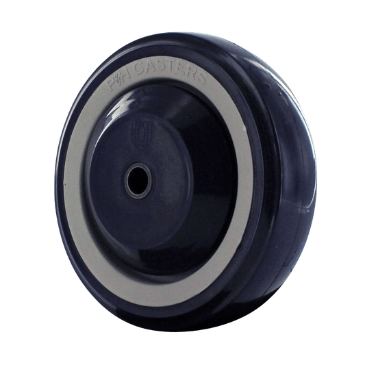 Rueda de Poliuretano 4” x 1-1/4” con Eje de 5/16”
