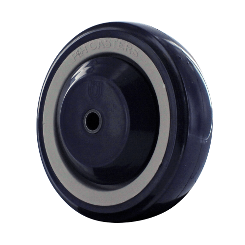 Rueda de 4” x 1-1/4” Poliuretano eje de 3/8