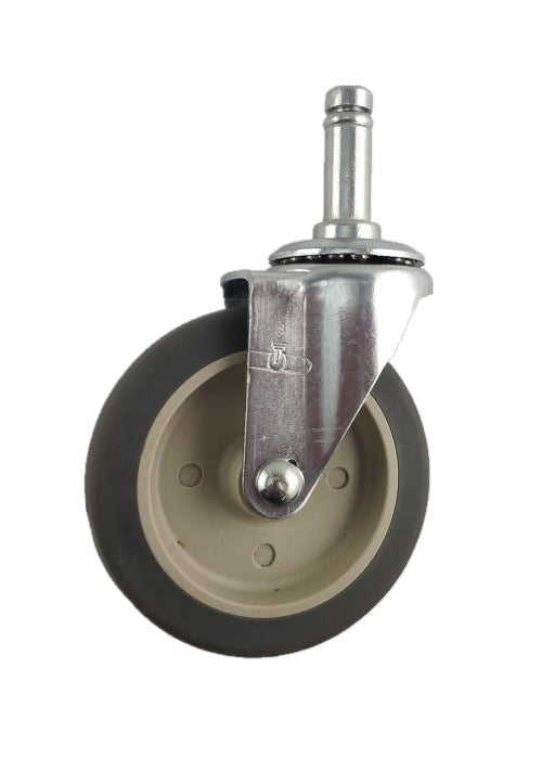 Rueda de goma termoplástica en Base Giratoria 3" x 13/16"