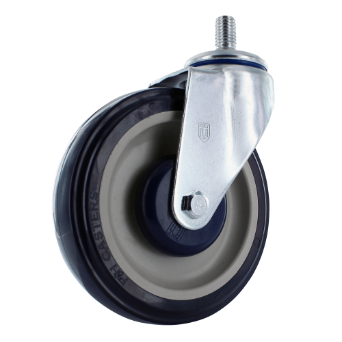 Retail Swivel Caster with Zinc Plated Steel with Lacquer Dip Yoke,